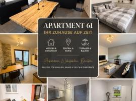 Apartment 61 - Ideal für Geschäfts- & Urlaubsreisen 90 m2, hotel a Kenn