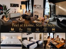 Luxury Apartment with Jacuzzi City Center Wiesbaden Rossana Universe, hotel di Wiesbaden