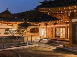 Luxury Hanok Red Serenity