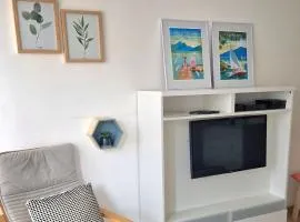 studio coconing avec terrasse à 500 m du lac