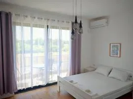 White apartments