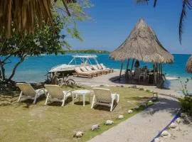Vicky Island Beach House in the Rosario Islands