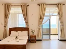 Beachfront Apartment with Sea View Balcony