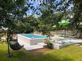 Villa Riviera blue with seaview, pool, whirlpool, parking and boat excursions
