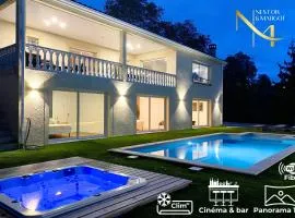 Villa 15 personnes - Piscine - Jacuzzi - Clim - Bar - Billard - Cinéma - Vue Panoramique