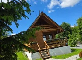 Klimatyczne drewniane Domki Jagodna Spalona 6D-2 jacuzzi sauna,trasy rowerowe