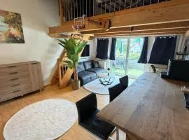 Sleeping loft with balcony