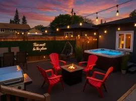 Summer Haven - HotTub - FireTable - KingBed - BBQ - Sleeps8