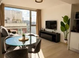 MarDelSuites - Departamento Moderno Deluxe Piso 11 - Pileta, Cochera, AC, 2min Playa