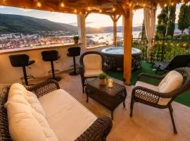 Panoramic view with jacuzzi