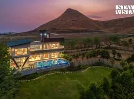StayVista at Lavender Hills Villa with Pool & BBQ