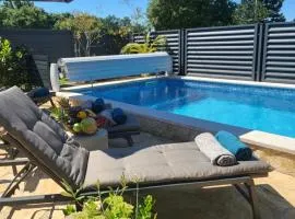 Villa AMore Radini with a private heated saltwater pool and private parking