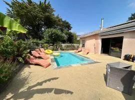 Maisons proche de l'océan avec piscine