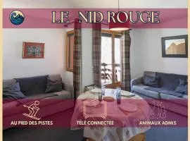 Le Nid Rouge Risoul Balcony & View Ski 100 m