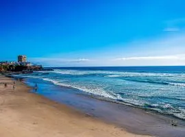Airy, Beach-View Dog-Friendly Villa with Patio, Outdoor Pool, Streaming, AC