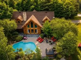 Log Cabin for Groups Hot Tub Sauna and Game Room