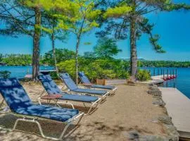 Beach & Mtn Views! Lakefront Moultonborough Home