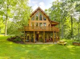 Rustic 4BR Cabin - HOT TUB - McHenry