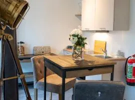Modern boutique studio with balcony near Aachen