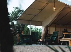 Glamping Tent #6 with AC Heat AC and Private Bath
