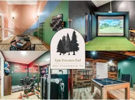 Epic Poconos Pad - Pool - Hot Tub - Gym - Golf Sim