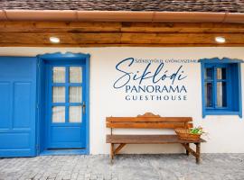 Siklódi Panoráma Vendégház, hotelli kohteessa Şiclod