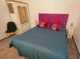Chambre paisible avec jardin