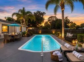 Tropical Retreat with Heated Pool & Firepit