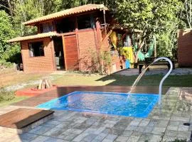 Chalé Cabana Lumiar lazer e conforto em meio a natureza