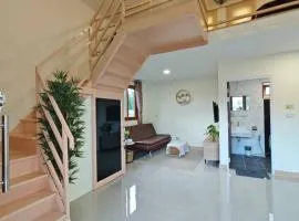 Modern 1BR Mezzanine Home with terrace in a Quiet & Central Location