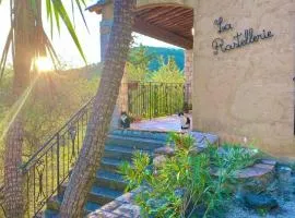Authentic charming Provencal Villa in mountain 20 kms from Monaco and Nice