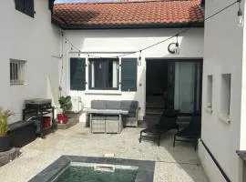 Surf lodge terrasse vue mer Capbreton