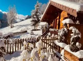 Chalet cosy avec balcon à Le Bouchet-Mont-Charvin, 35 m²