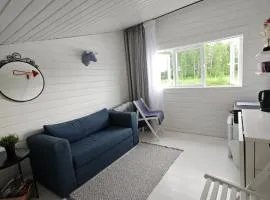 White boat house Aluksne