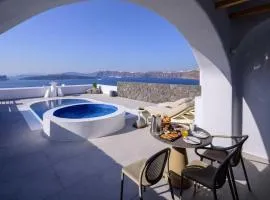 Splendid Santorini Villa Villa Vista 3 Bedrooms Private Pool & Spa Bath
