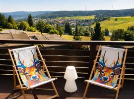 FreiRaum Panorama-Appartement in Top-Lage mit Pool & Sauna, Tennis、ショナッハのホテル