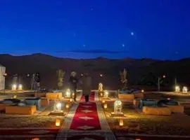 camp under stars