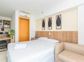 Flat Saint Moritz, Espaçoso, Região Central de Brasília, Vista para Esplanada