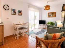 Modern apartment with rooftop pool in Turre