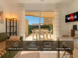 Le Sirocco - Parking - Terrasse - Accès plage