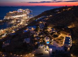 Rhenia Mykonos Hotel & Bungalows、トゥルロスのホテル
