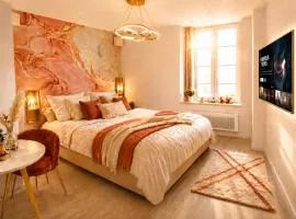 MRODBNB - Escapade Romantique - Appart Neuf- 25m Plage & Resto - Ciné - Popcorn - Ciel de Pluie XXL