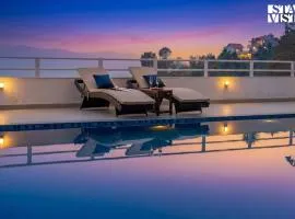 StayVista at IRIS with Outdoor Pool & Bonfire