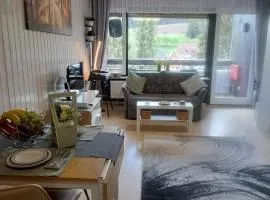 Ferienwohnung im Schwarzwald mit Blick ins Grüne und Balkon