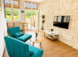 appartement confortable avec grande terrasse proche plage et port