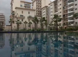 Quiet, Modern Studio Apartment in Zenata with Pool View