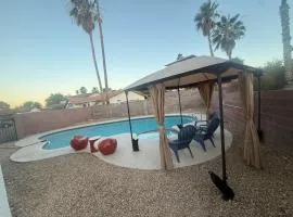 4 bedroom Luxuriously Furnished Modern Mansion With Pool, Spa, and Patio