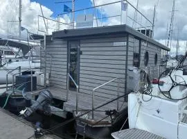 Hausboot Fjord MobyDick in Flensburg mit Dachterrasse