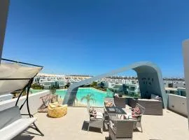 chalet 3 bedroom lagoon view in fouka bay CL4-Ch13-03