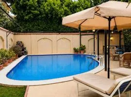 Luxury apartment with private swimming pool and private garden